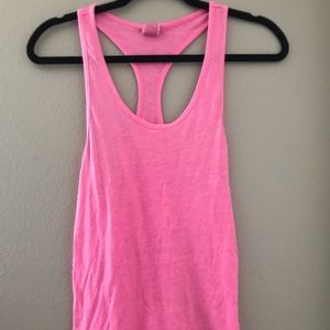 Pink vs tank top